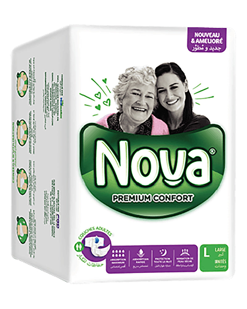 Pañales para adultos Nova Premium Care - 9 piezas