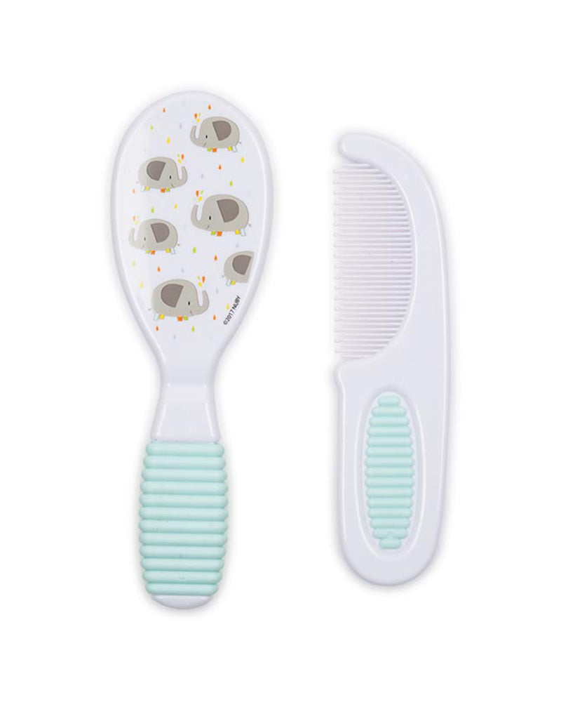 Set Brosse et Peigne Nuby 3m+ - Bleu ciel