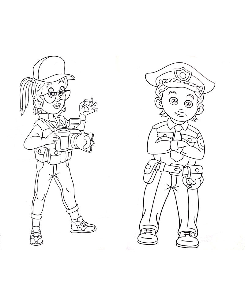 Album de Coloriage - Les Métiers