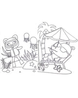 Album de Coloriage - Dans La Mer