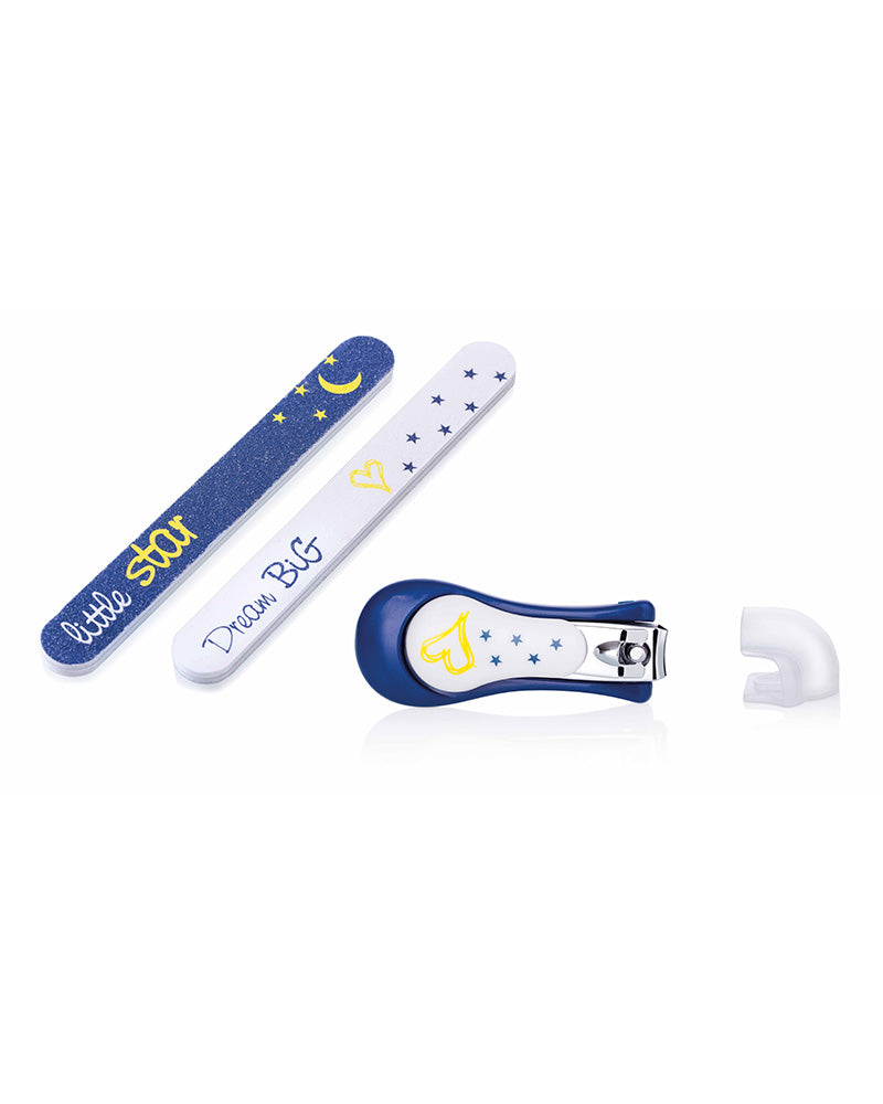 Nûby Manicure Set Nail Clippers and Files 0m+ - Blue
