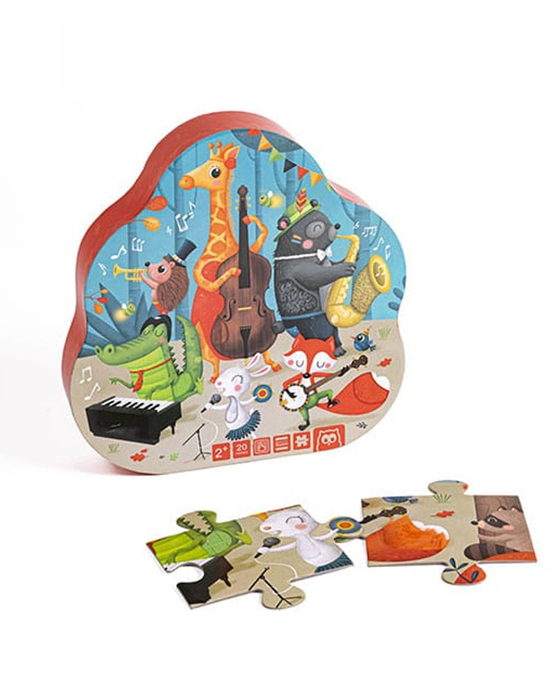 Eurekakids - Animal Jazz Textures Puzzle 2Ans+