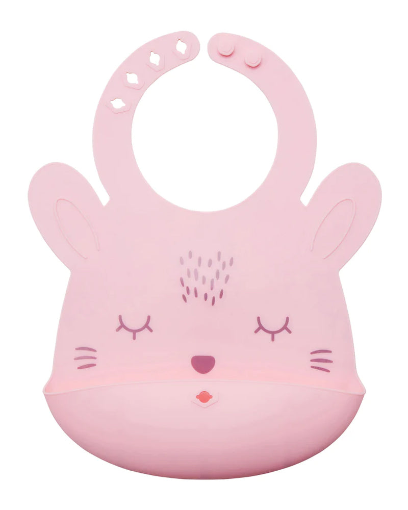 Tiny Twinkle Bavoir en Silicone - Rose