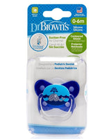 Dr. Brown's Sucette BUTTERFLY SHIELD Stage1 0-6M - Bleu