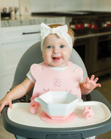 Tiny Twinkle Bavoir en Silicone - Rose