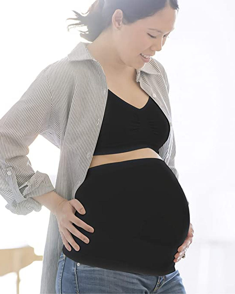 Banda de soporte abdominal para mujeres embarazadas Medela - Negro