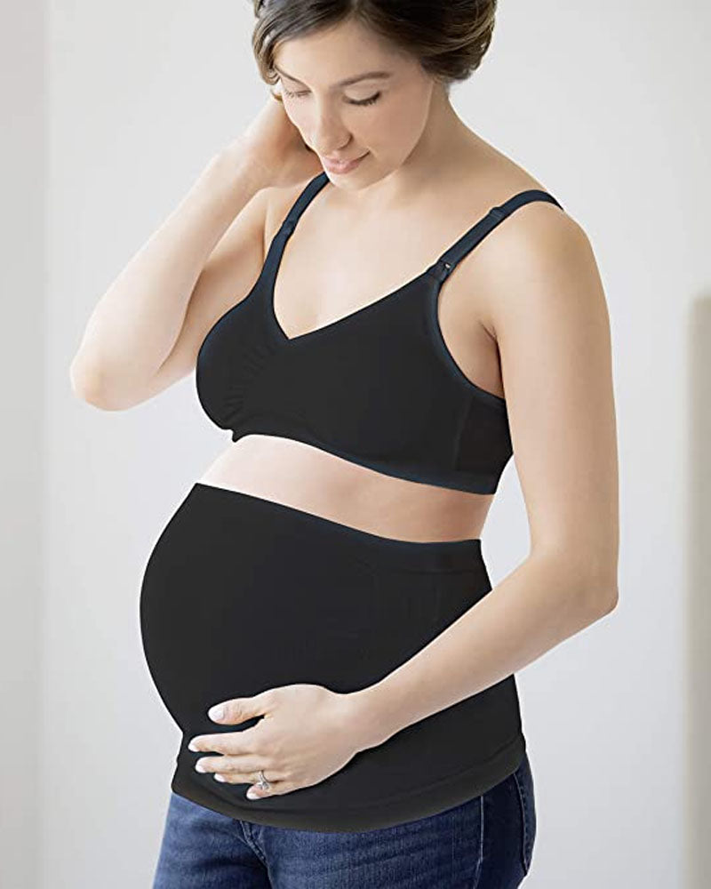 Banda de soporte abdominal para mujeres embarazadas Medela - Negro