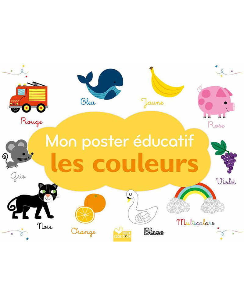 Mon Poster Éducatif : Les Couleurs