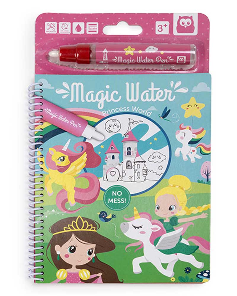 Eurekakids - Magic Water Princess Watercolour Book 3 Years+