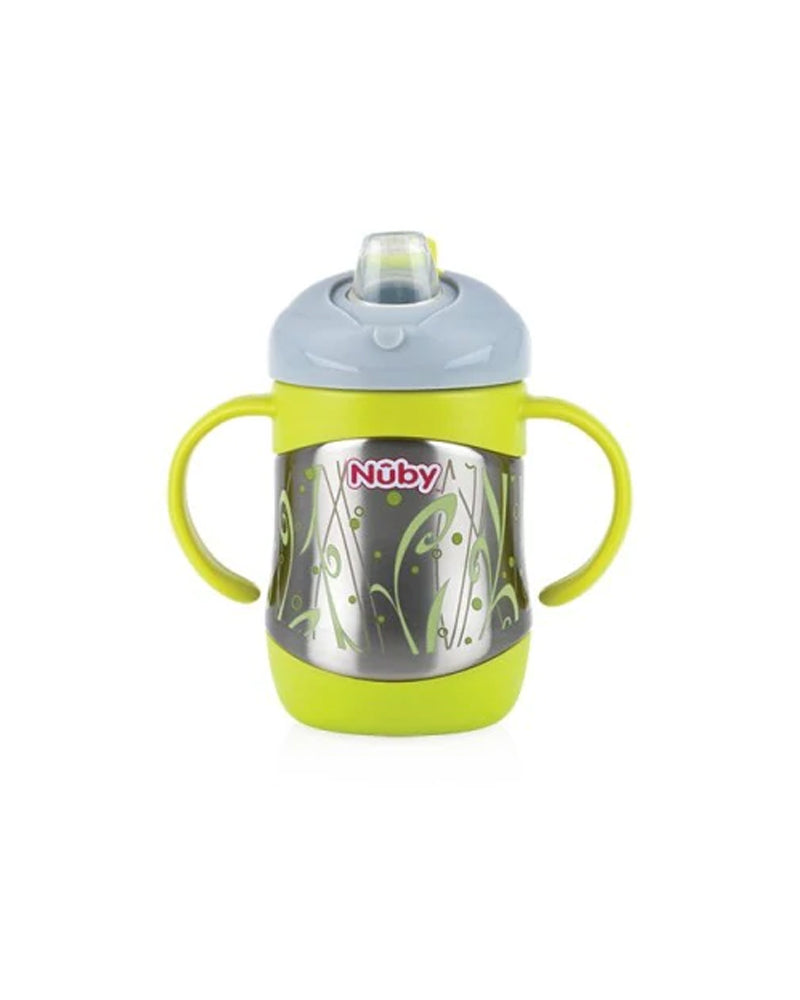Nuby Geo Print Thermos with Silicone Spout 220ml 6m+