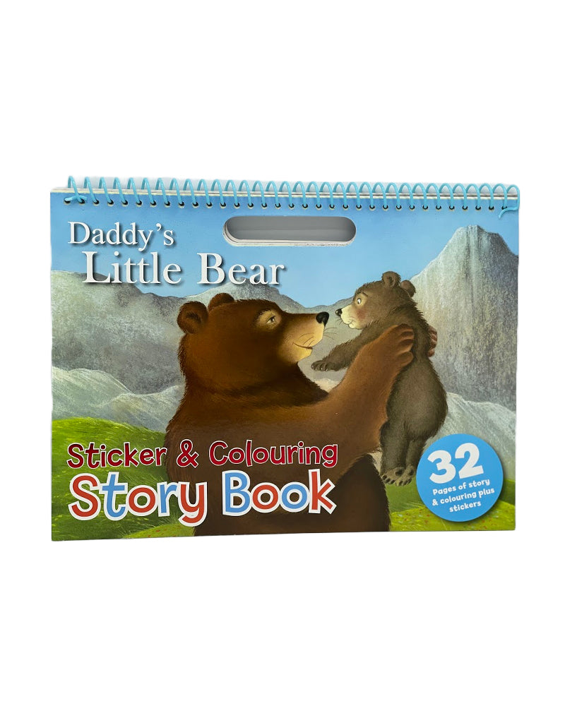 El Osito de Papá - Un Libro de Cuentos, para Colorear y con Pegatinas (Libro en Inglés)