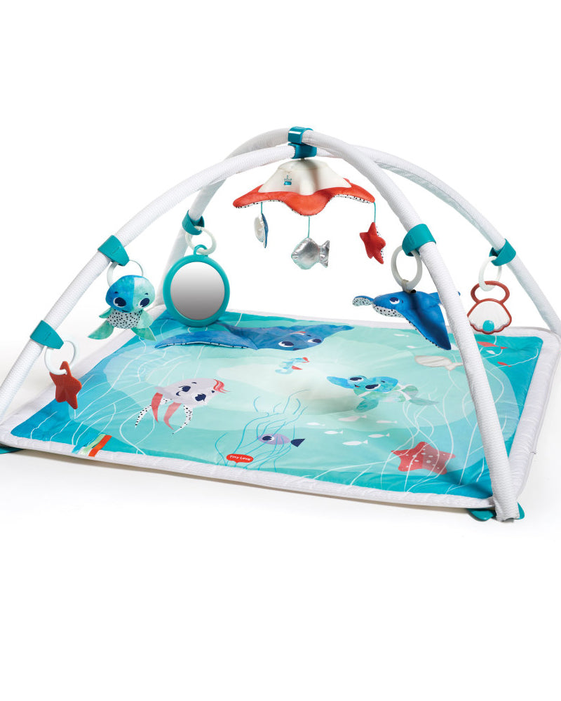 Tapis De Jeu - Tapis D'éveil En Tissu Gymini Océan Tiny Love