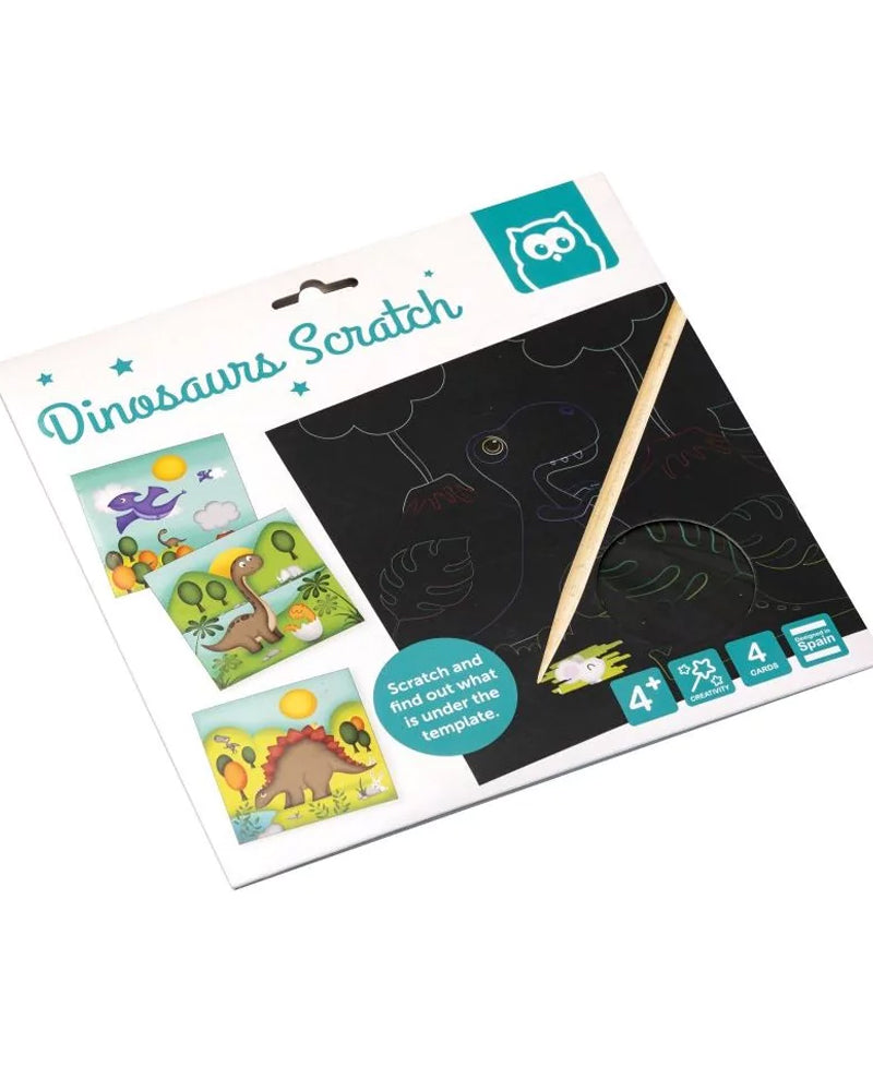 Eurekakids - Dino Scratch Art 4Ans+