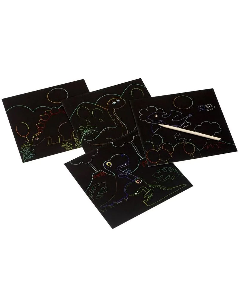 Eurekakids - Dino Scratch Art 4Ans+