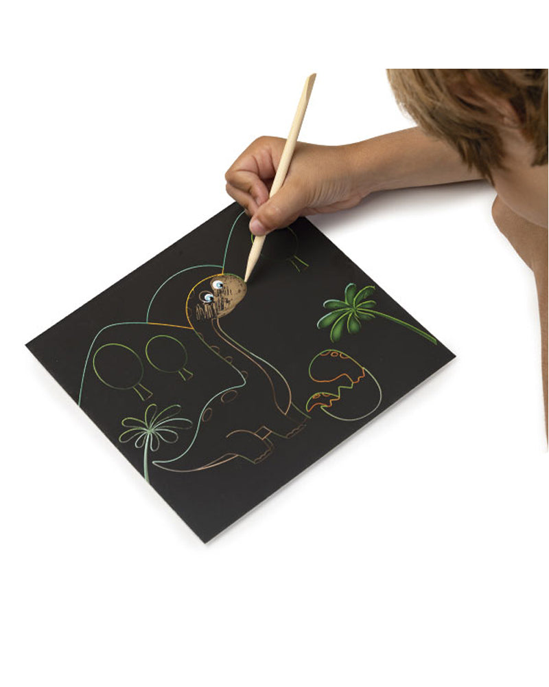 Eurekakids - Dino Scratch Art 4Ans+