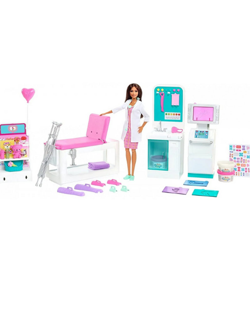 Barbie - Barbie Poupées Métiers : Clinique 3A+