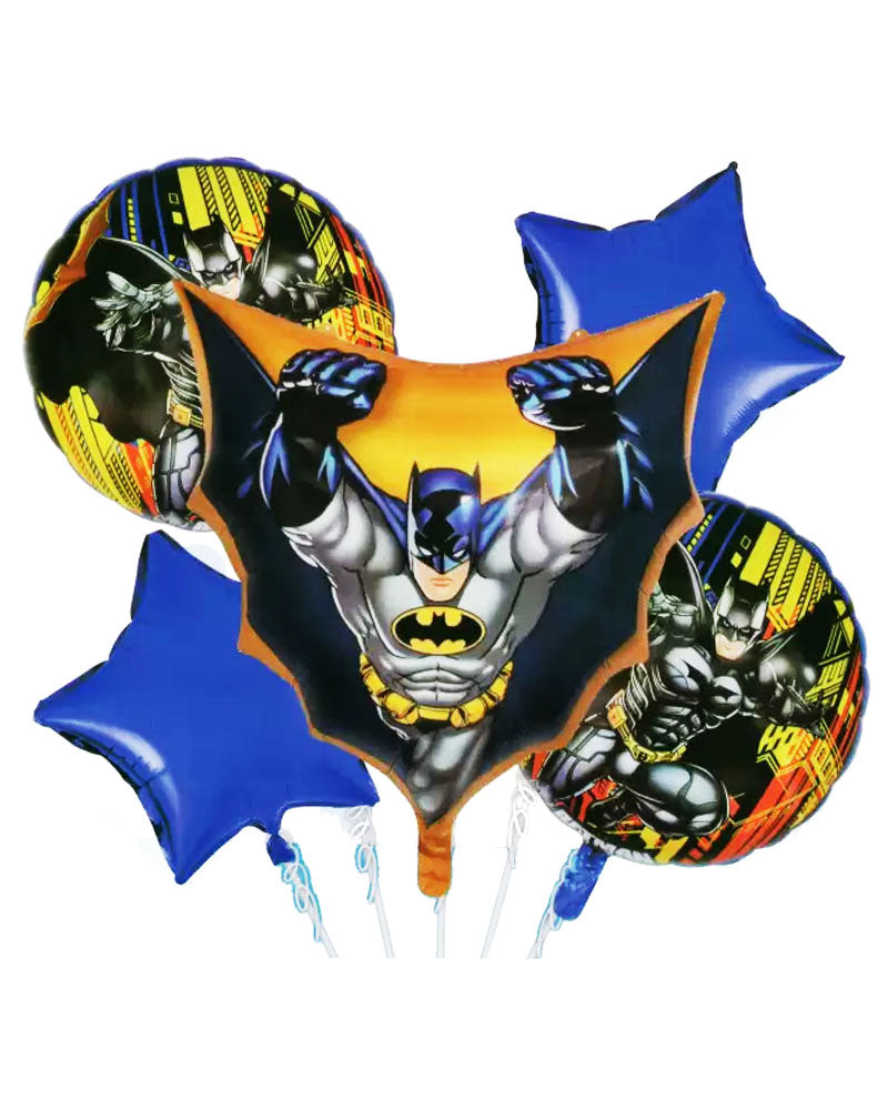 Pack Batman 5 Pieces Decoration For Birthday