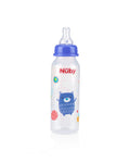 Nûby Standard Neck Baby Bottle Slow Flow 0m+ 240ml - Bear