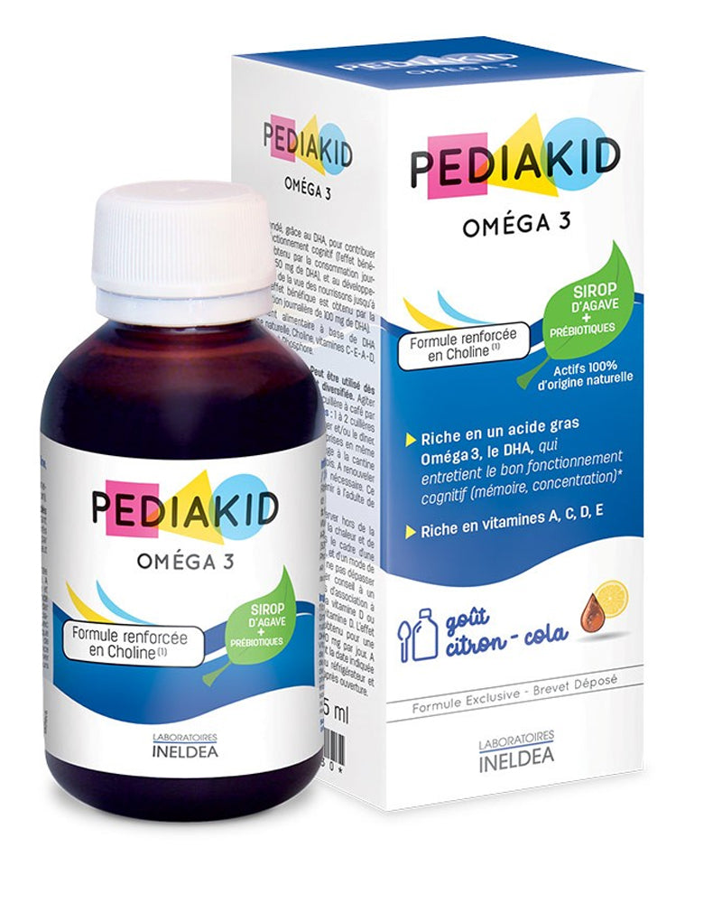 PEDIAKID Omega 3 lemon-cola flavor 125ml
