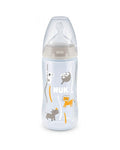 Nuk PP Bottle 300ml silicone nipple 0-6 months - Beige