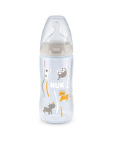 Nuk Biberón PP 300ml tetina silicona 0-6 meses - Beige