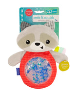 Infantino Raton Laveur avec Ventre en perles de gel 3M+