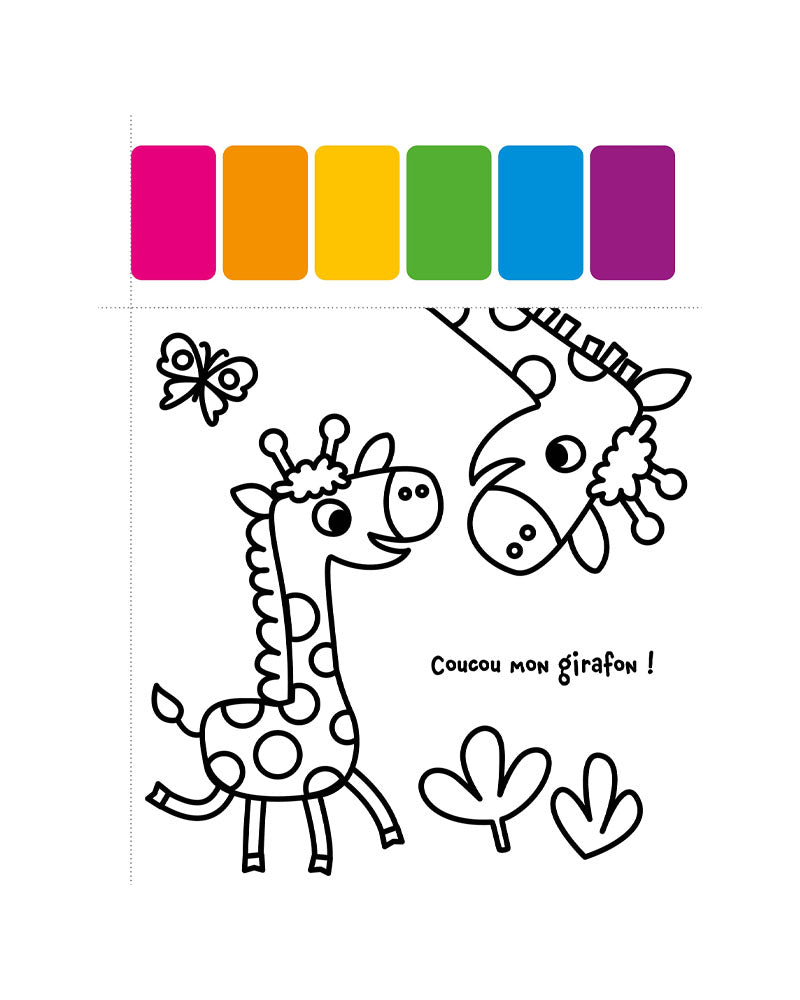 Première Palette de Peinture - Bébés animaux