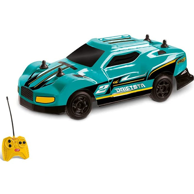 Mondo Motors Hot Wheels RC Race Team Voiture + Télécommande - Vert & Noir