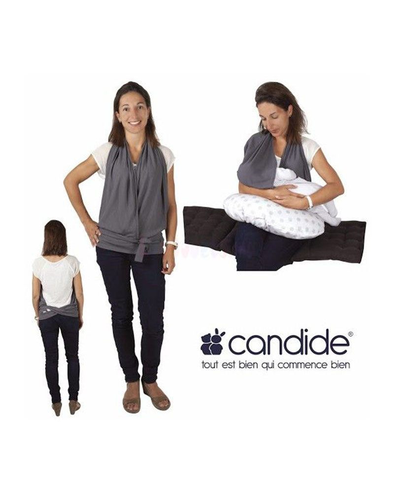 Top de lactancia gris antracita Candide