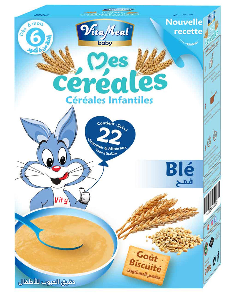 Vitameal Céréales Blé Lait 250g
