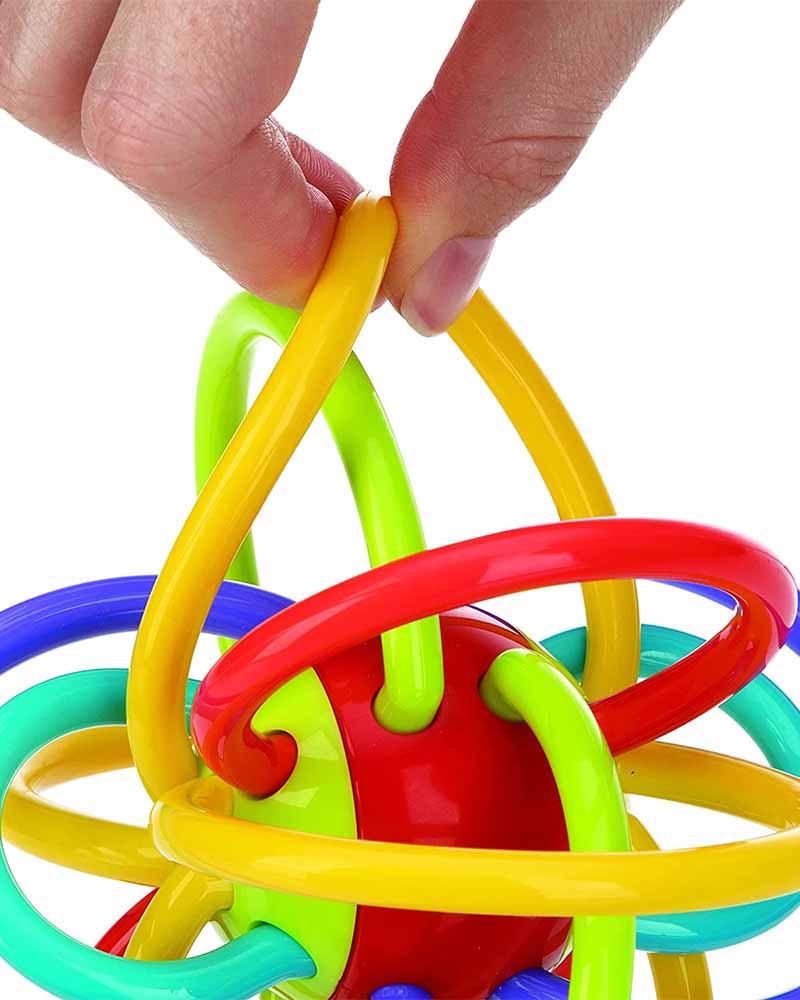 Jouet de dentition Hochet Lots-A-Loops +6m