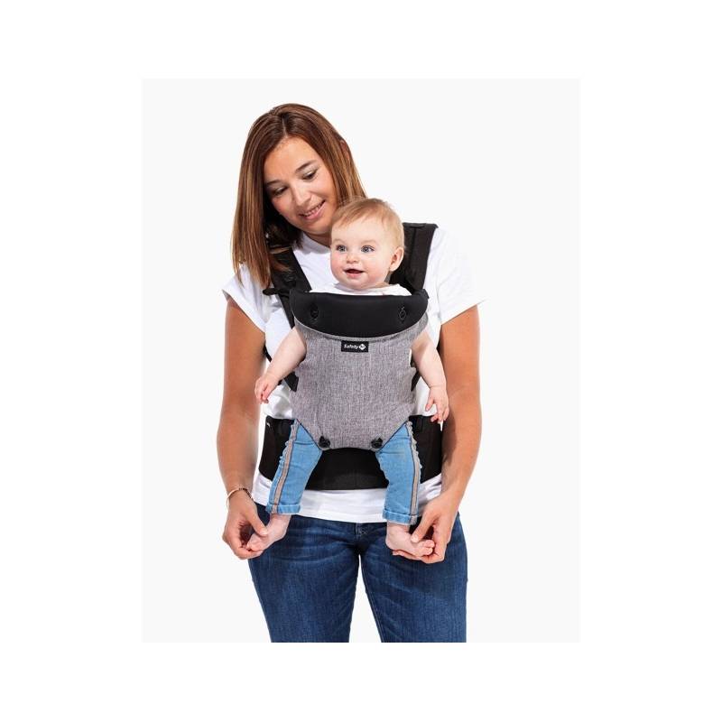 Porte-bébé 4 positions GO4 évolutif Black Chic Safety 1st
