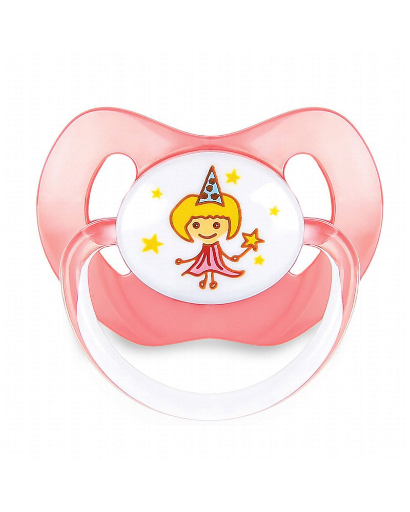 Set of 2 Dodie 'Girl' Silicone Pacifiers - 18m+