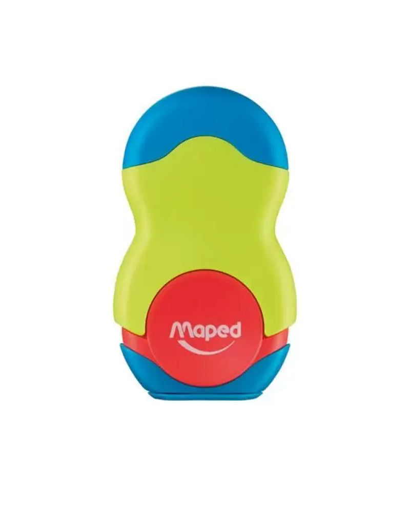 Maped Loopy Eraser Pencil Sharpener 1 use - Green