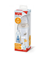 Nuk Biberón PP 300ml tetina silicona 0-6 meses - Beige