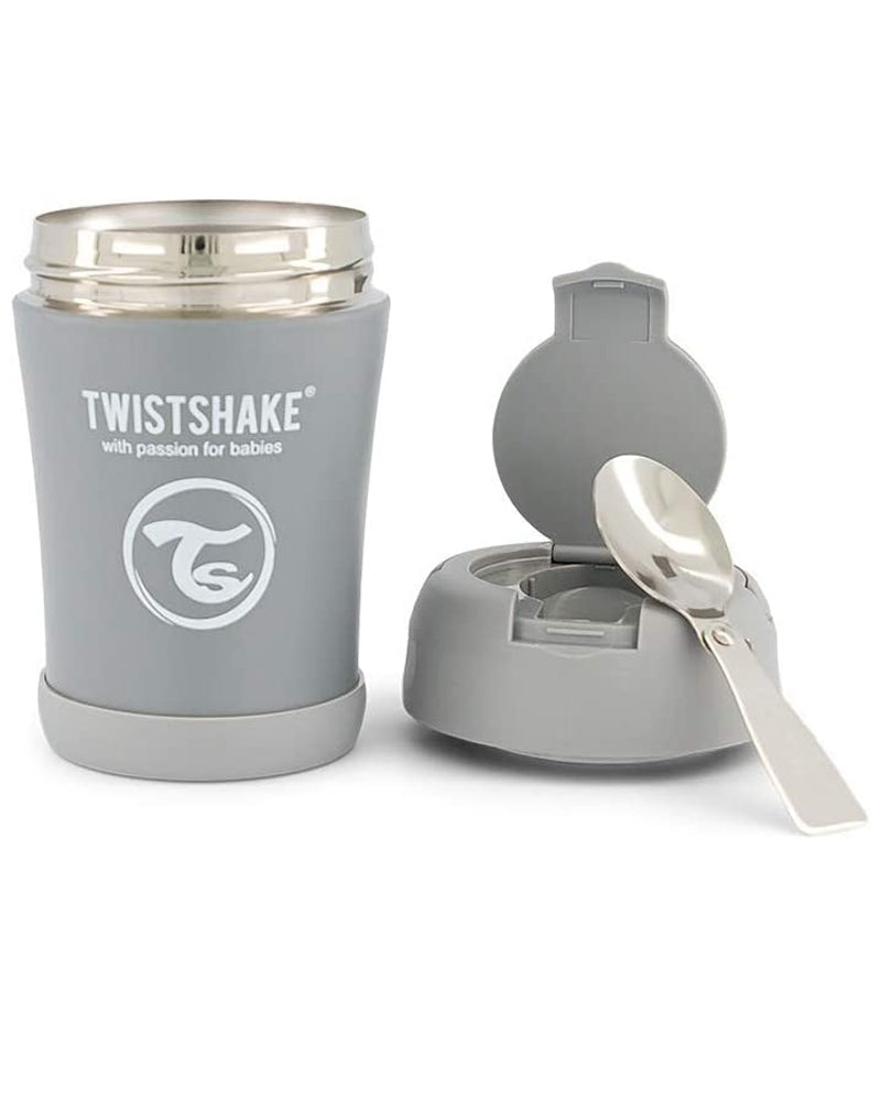 Twistshake Insulated Food Box 350ml - Gray