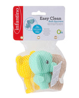 Infantino 3 Animaux de Bain Faciles à Nettoyer 0M+