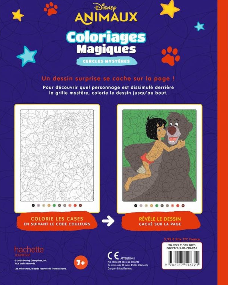 DISNEY Animaux - Coloriages Magiques