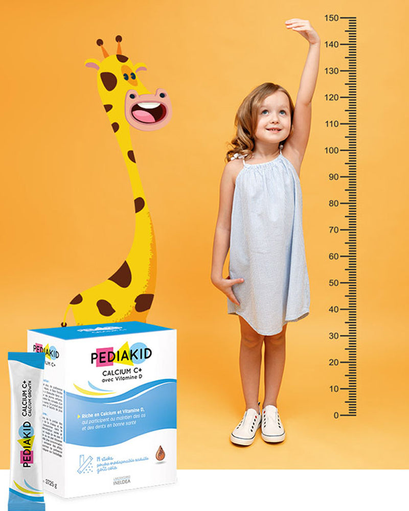 PEDIAKID Calcium C+ avec Vitamine D - 14 Sticks