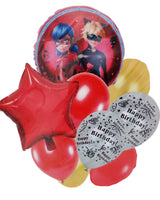 Pack Miraculous 9 Smile Ballons Pour L'Anniversaire