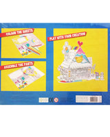 3D Model To Build & Colour 18 Pièces - Toy House