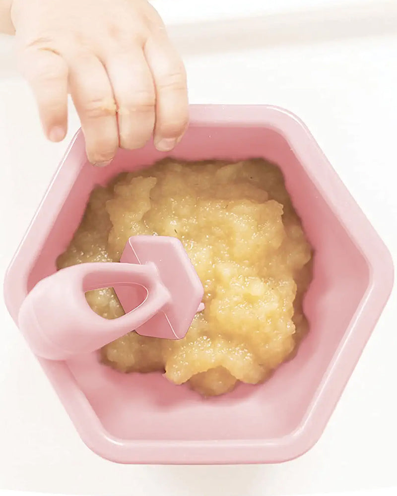 Tiny Twinkle Couverts d'apprentissage en silicone - Rose