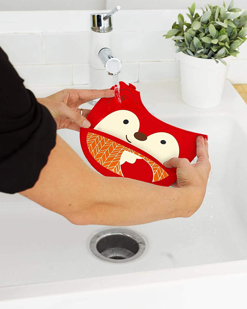 Skip Hop Bavoir Silicone Zoo - Renard