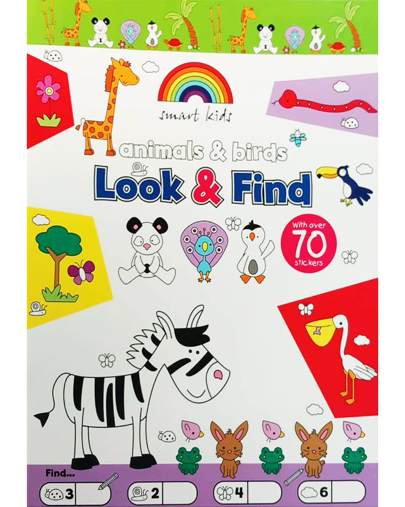 Animals & Birds : Look & Find