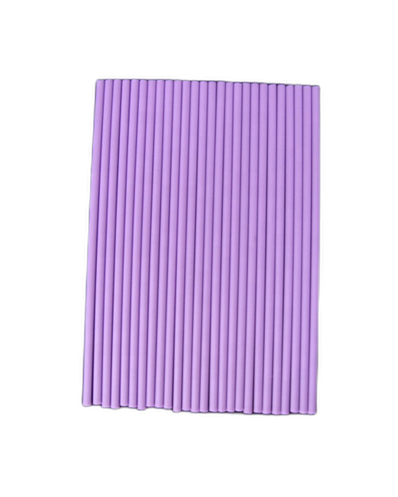 Disposable Paper Straws - Purple