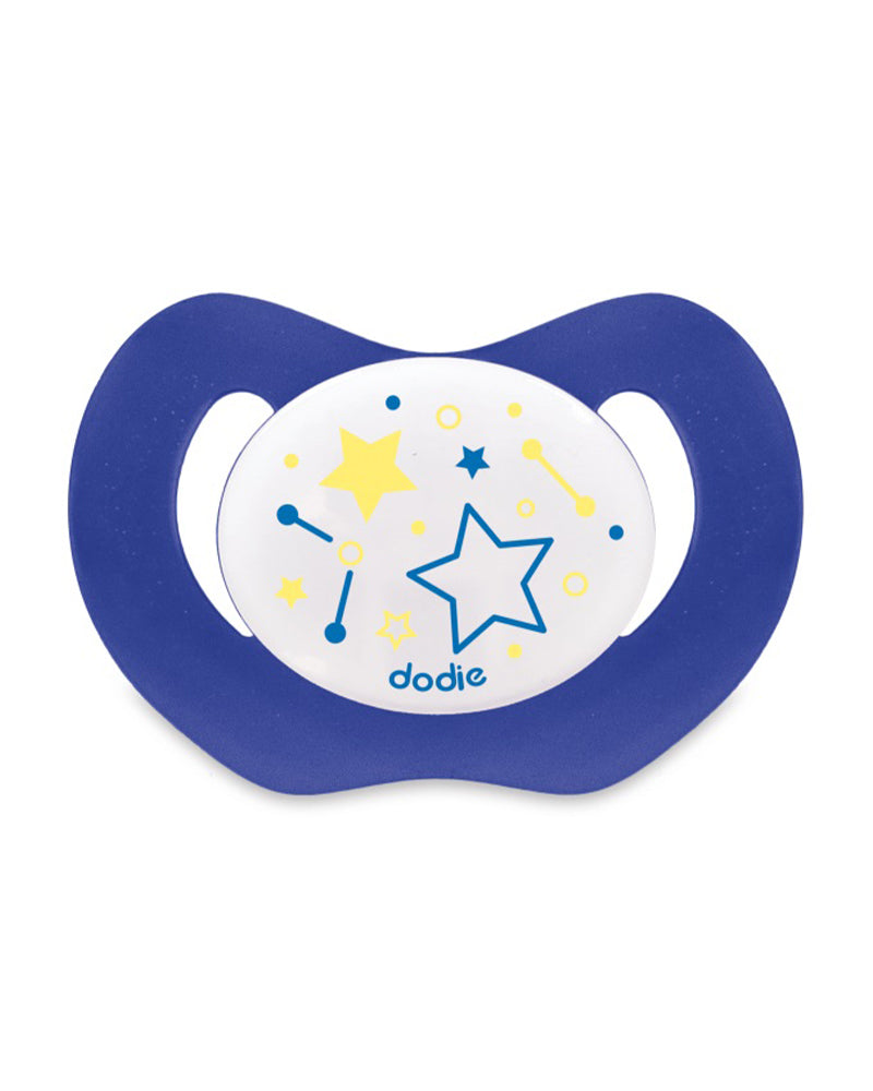 Dodie Physiological Silicone Pacifier 18m+ - Blue Star