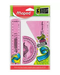 Maped Twist'n Flex Mini Kit De Trazado 3 Piezas - Rosa