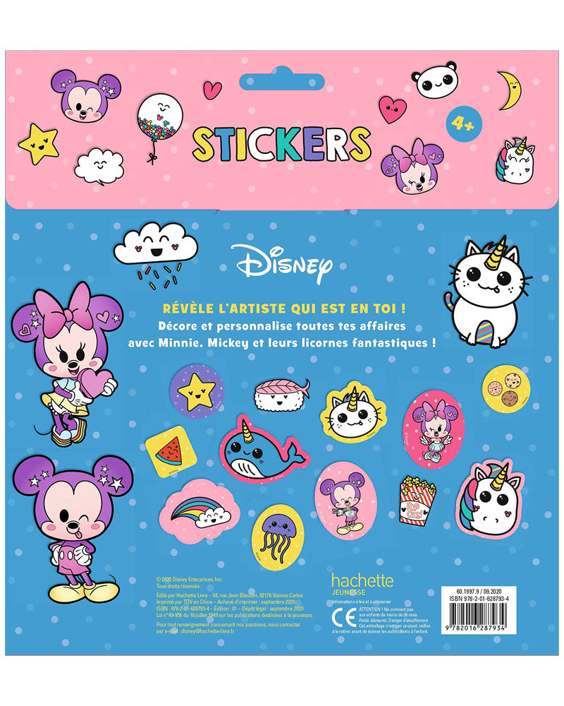 Disney Stickers Minnie, Mickey et Licornes