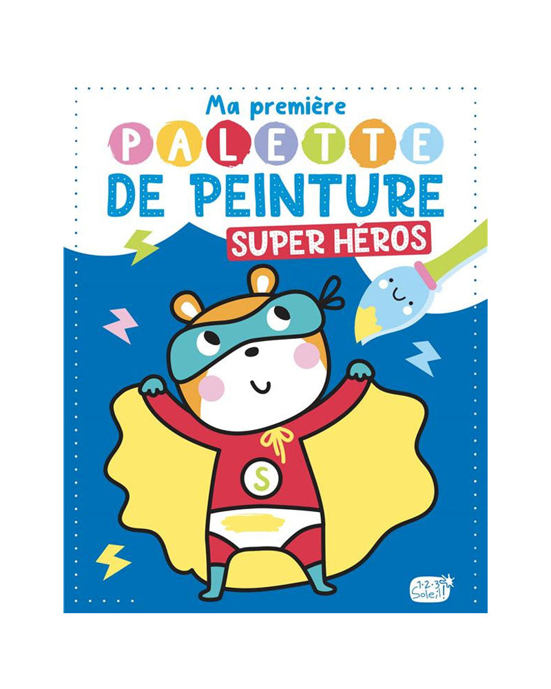 Primera paleta de pintura: superhéroe