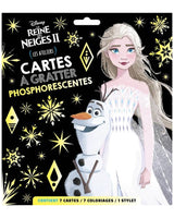 Disney La Reine des Neiges Cartes à Gratter Phosphorescentes